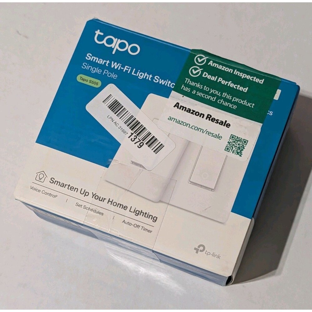 TP-Link Tapo S505 Smart Wi-Fi Light Switch 2 Pack Matter Certified Open Box